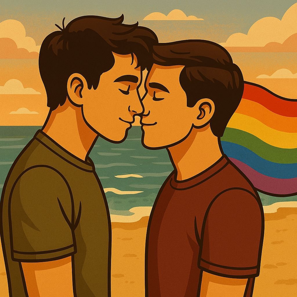 Miłość nad morzem 🌊 — opowieść o chłopaku i chłopaku