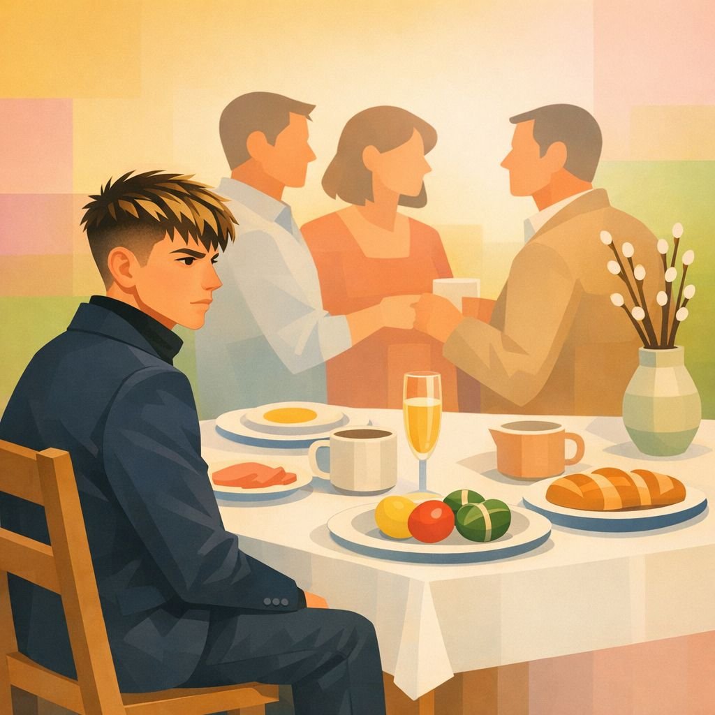 Gej na święta – jak przetrwać Wielkanoc w domu bez wojny ze sobą