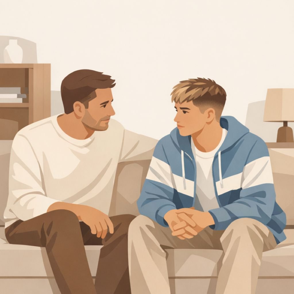 Jak rozpoznać że syn jest gejem? Spokojnie, bez presji i z szacunkiem