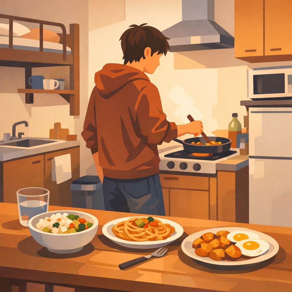 Tanie gotowanie na studiach: jak jeść dobrze, gdy kasy jest mało